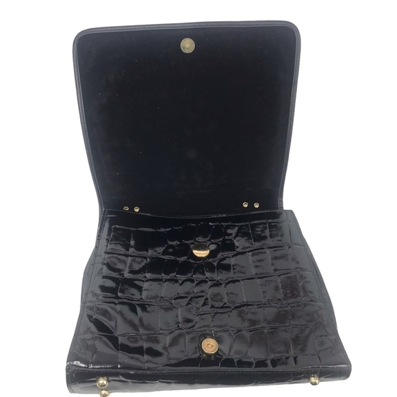 GENUINE LEATHER CHEETAH PRINT CONVERTIBLE CROSSBODY HANDBAG BAG SNAP CLOSURE - Picture 12 of 16